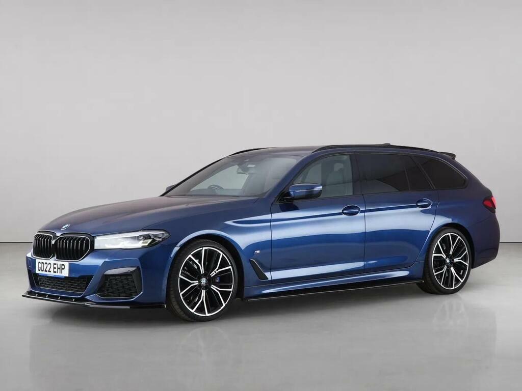 BMW 5 Series 2.0 520I Mht M Sport Touring Steptronic Euro 6 S Blue #2