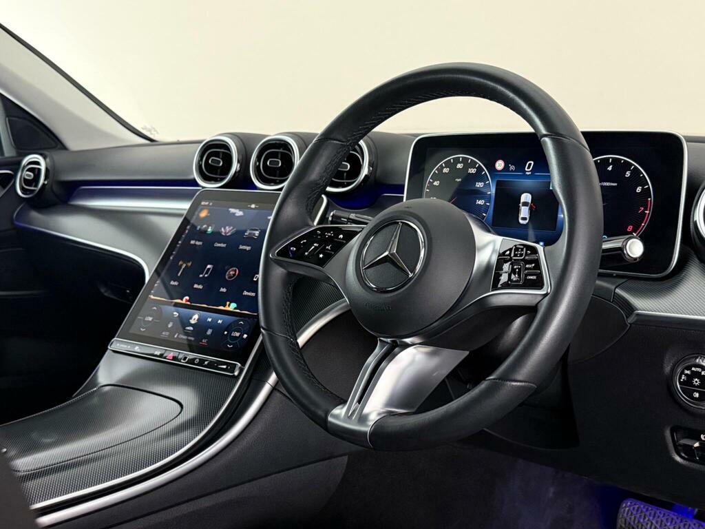 Mercedes-Benz C Class C220d Amg Line Premium 9G-tronic 2022 Blue #3