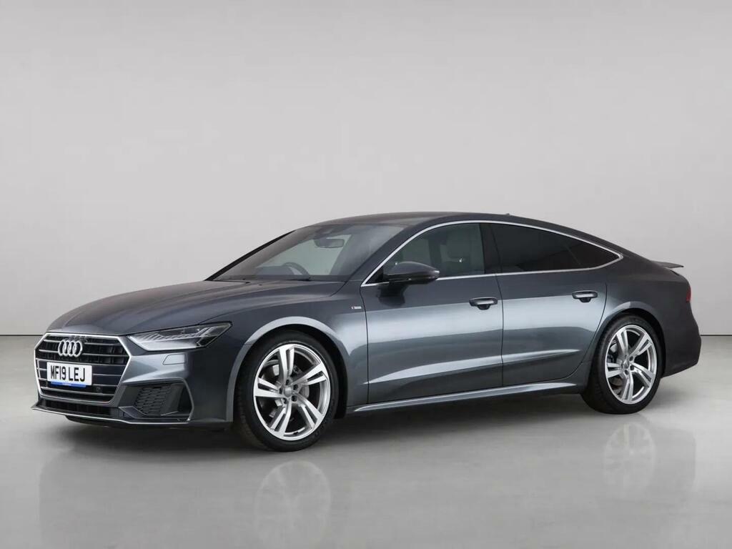 Audi A7 2.0 Tdi 40 S Line Sportback S Tronic Euro 6 Ss MF19LEJ Grey #2