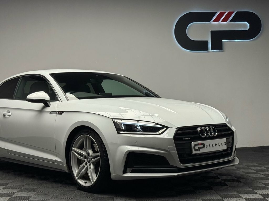 Audi A5 Coupe KX67YWH White #5
