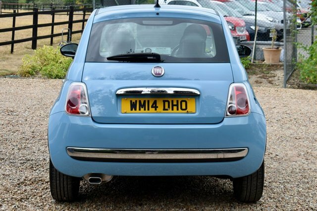 Fiat 500 Lounge Hatchback Blue #6