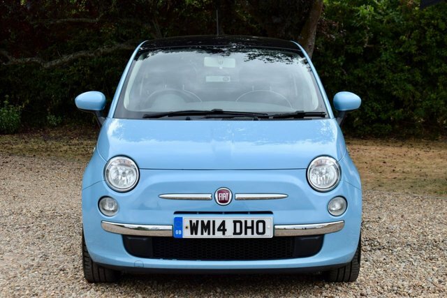 Fiat 500 Lounge Hatchback Blue #2