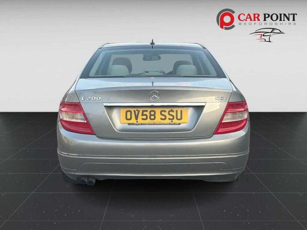Mercedes-Benz C Class Saloon 2.1 C200 Cdi Elegance Euro 4 200858 Silver #6