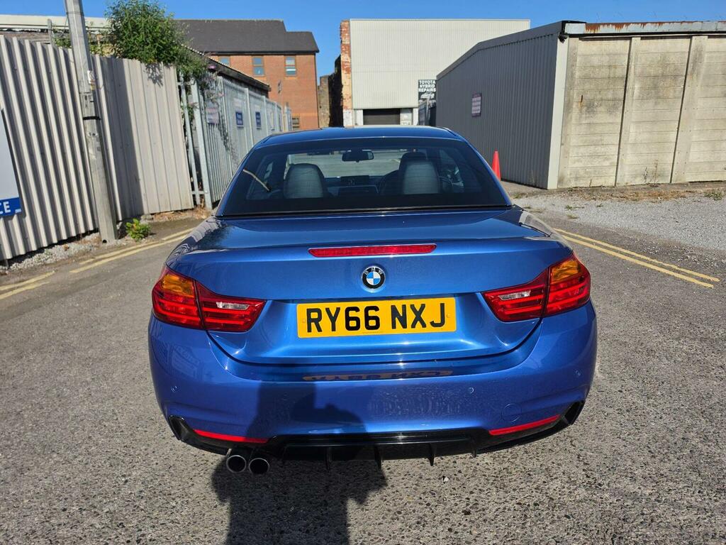 BMW 4 Series Convertible 2.0 430I M Sport Euro 6 Ss 201 RY66NXJ Blue #5