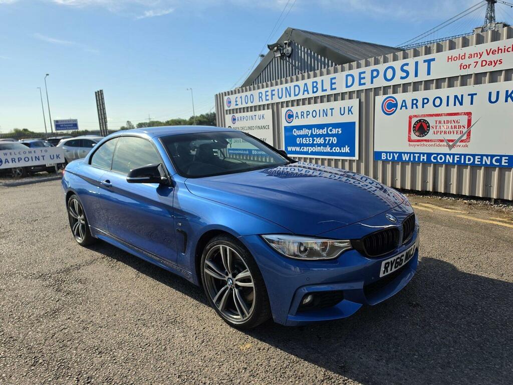 BMW 4 Series Convertible 2.0 430I M Sport Euro 6 Ss 201 Blue