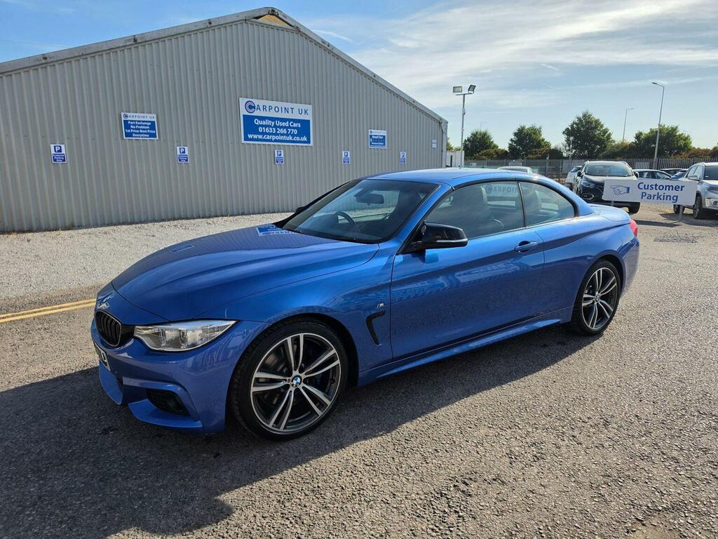 BMW 4 Series Convertible 2.0 430I M Sport Euro 6 Ss 201 RY66NXJ Blue #3