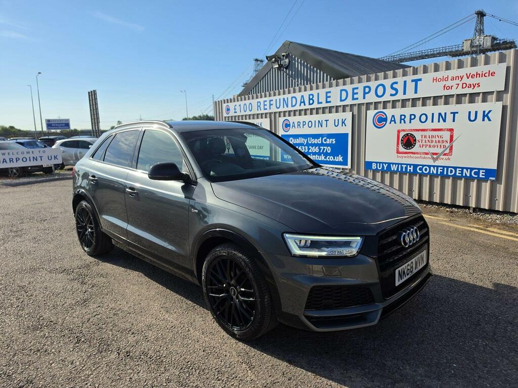 Audi Q3 Suv 2.0 Tdi Black Edition Euro 6 Ss 20186 NK68WVN Grey