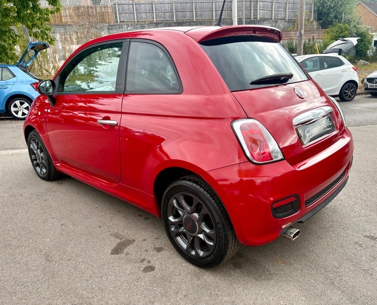 Fiat 500 S Red #4