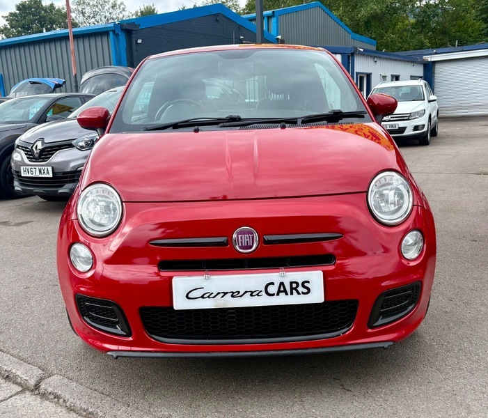 Fiat 500 S Red #2