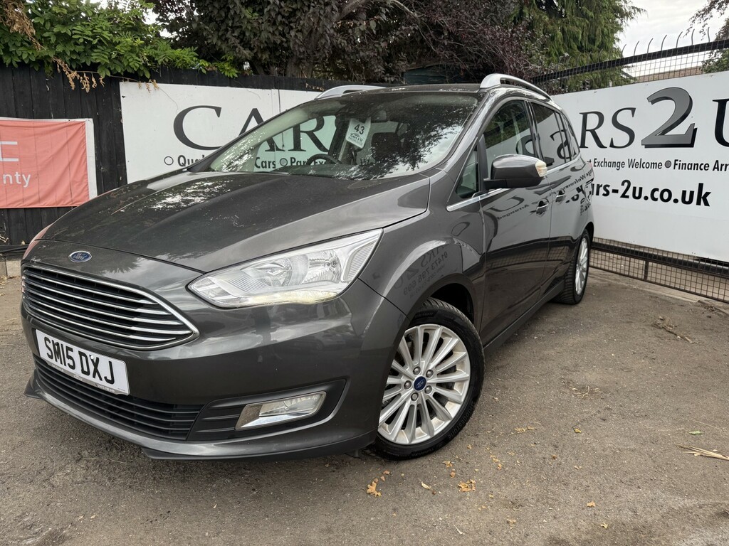 Ford Grand C-Max Mpv 1.5 Tdci Titanium 2015 Grey #4