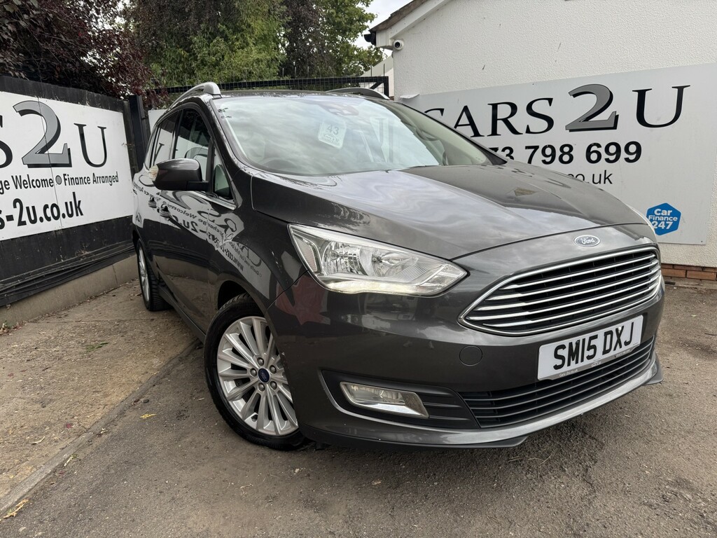 Ford Grand C-Max Mpv 1.5 Tdci Titanium 2015 Grey #2