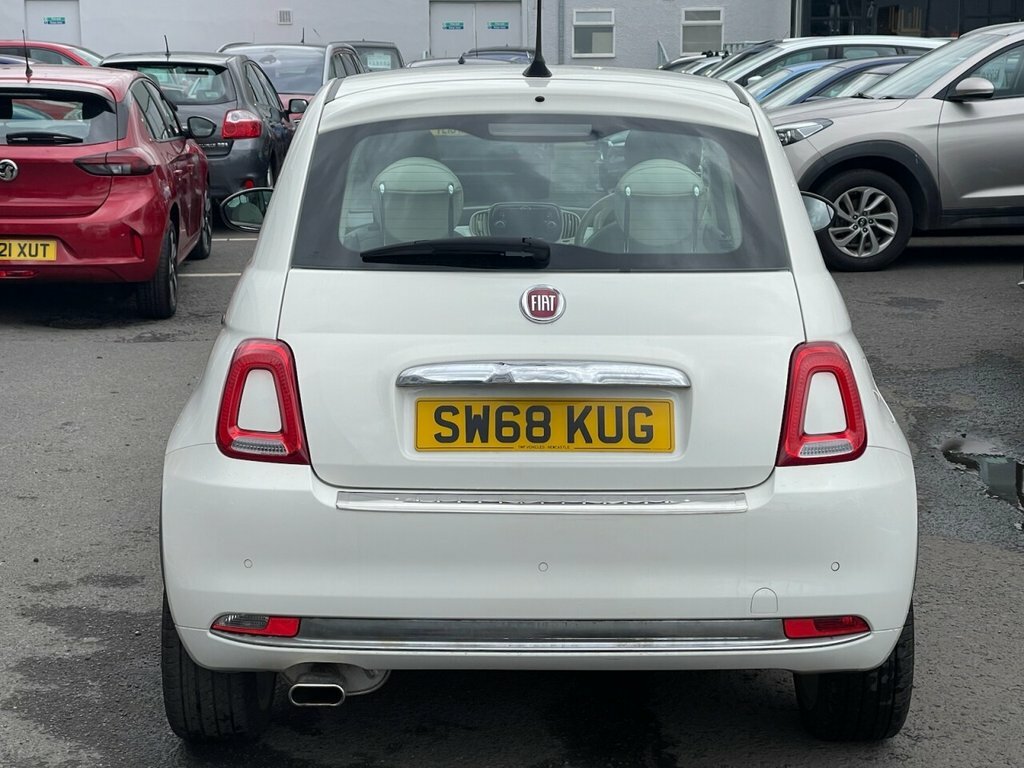 Fiat 500 1L Lounge SW68KUG White #6