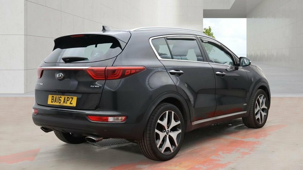 Kia Sportage 1.6 T-gdi Gt-line Dct Awd Euro 6 Black #4