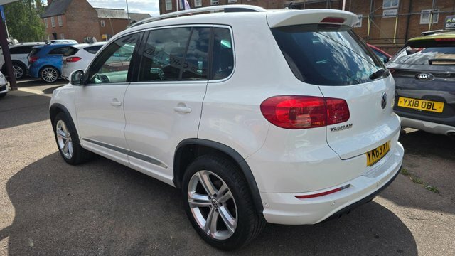 Volkswagen Tiguan 2.0 Tdi Bluemotion Tech R-line 4Wd Euro 5 Ss YK63XTT White #4