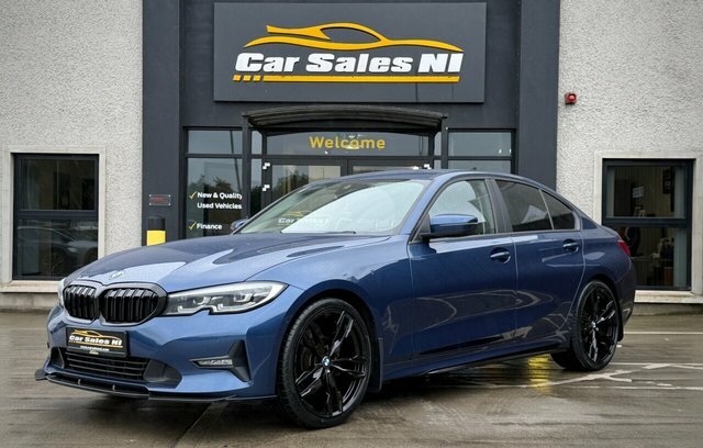 BMW 3 Series 2.0 318D Mht Se Saloon Hybrid Euro AP70UUM Blue #2