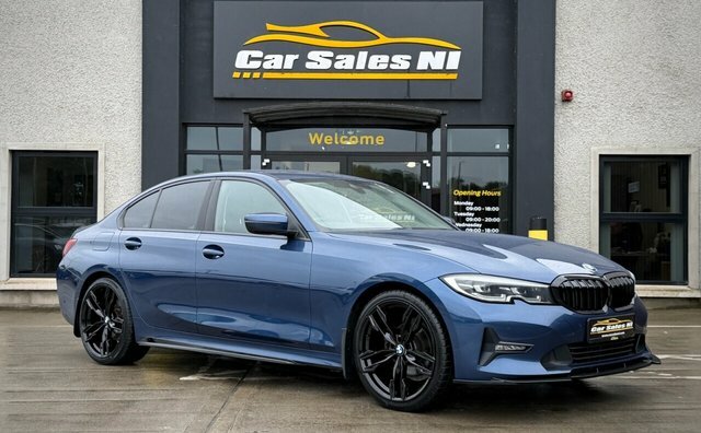 BMW 3 Series 2.0 318D Mht Se Saloon Hybrid Euro AP70UUM Blue