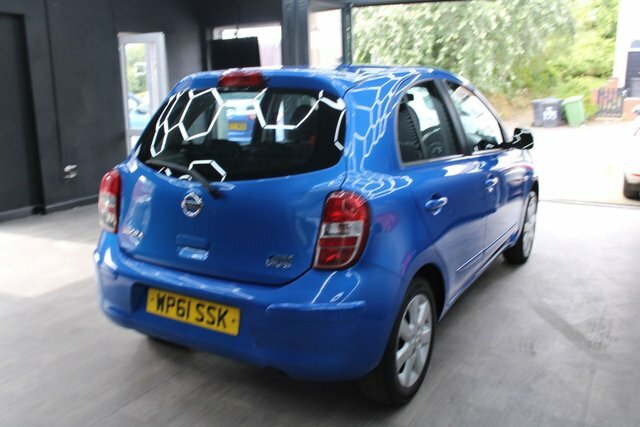 Nissan Micra 1.2 12V Acenta Hatchback Cvt Euro 5 80 Blue #6