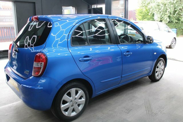 Nissan Micra 1.2 12V Acenta Hatchback Cvt Euro 5 80 Blue #5