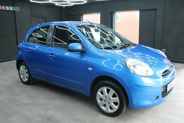 Nissan Micra 1.2 12V Acenta Hatchback Cvt Euro 5 80 Blue #4