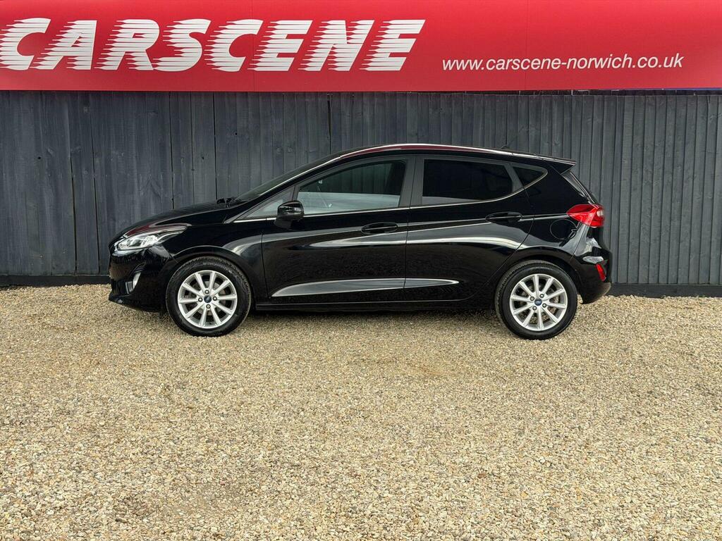 Ford Fiesta Hatchback 1.5 Tdci Titanium Euro 6 Ss 2018 WM68NWK Black #3