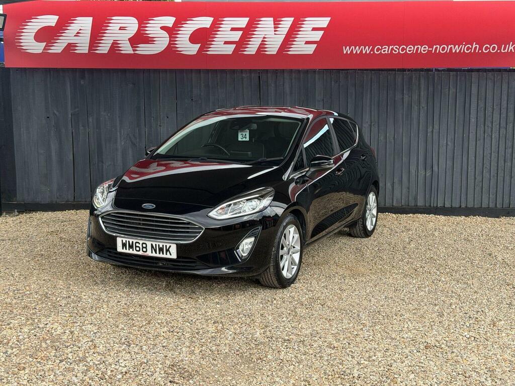 Ford Fiesta Hatchback 1.5 Tdci Titanium Euro 6 Ss 2018 WM68NWK Black #2