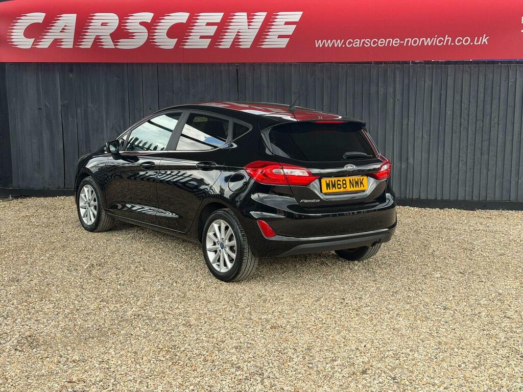 Ford Fiesta Hatchback 1.5 Tdci Titanium Euro 6 Ss 2018 WM68NWK Black #4