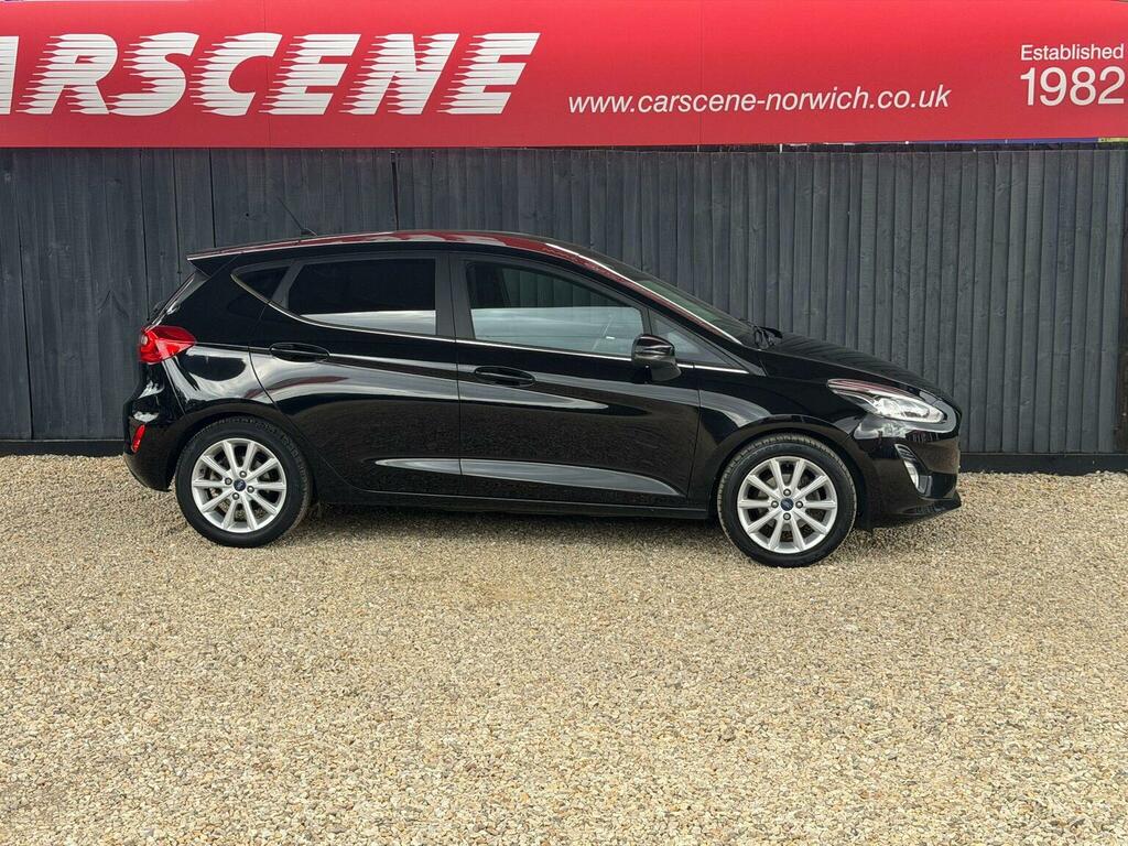 Ford Fiesta Hatchback 1.5 Tdci Titanium Euro 6 Ss 2018 WM68NWK Black #6