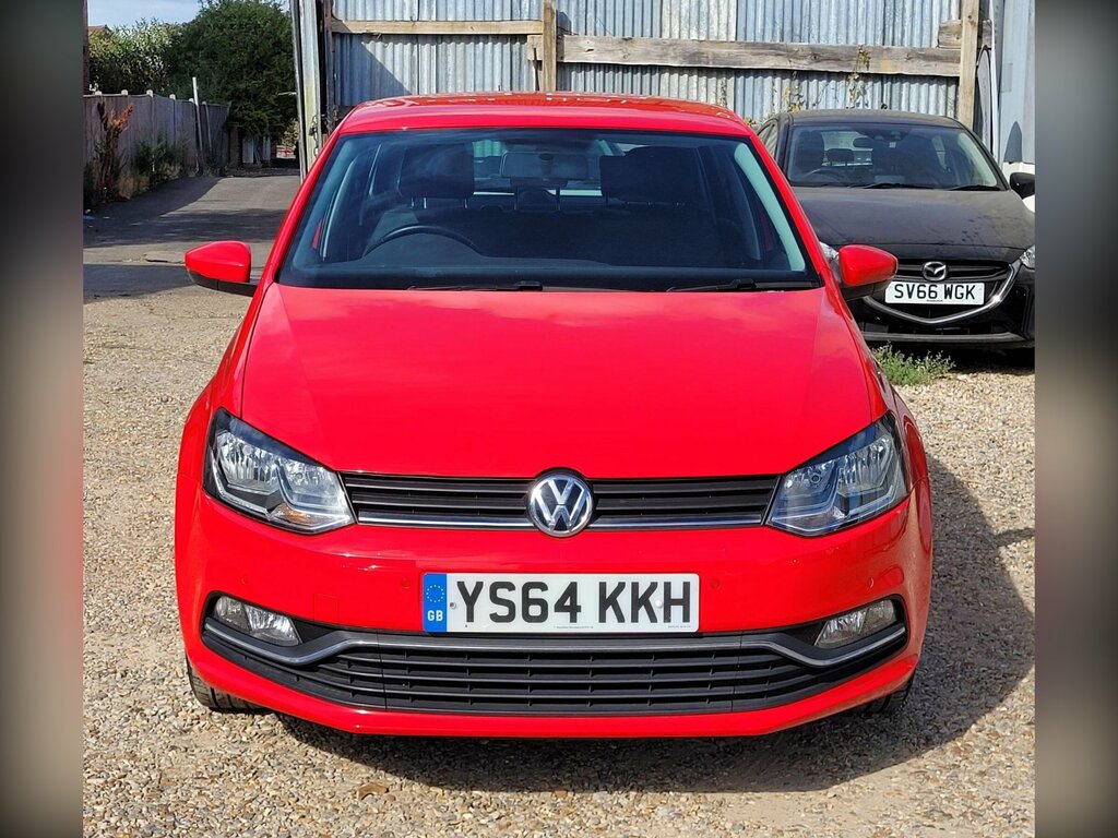Volkswagen Polo 1.2 Tsi Bluemotion Tech Se Euro 6 Ss YS64KKH Red #3