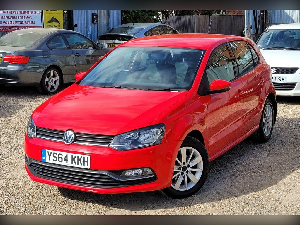 Volkswagen Polo 1.2 Tsi Bluemotion Tech Se Euro 6 Ss YS64KKH Red #2