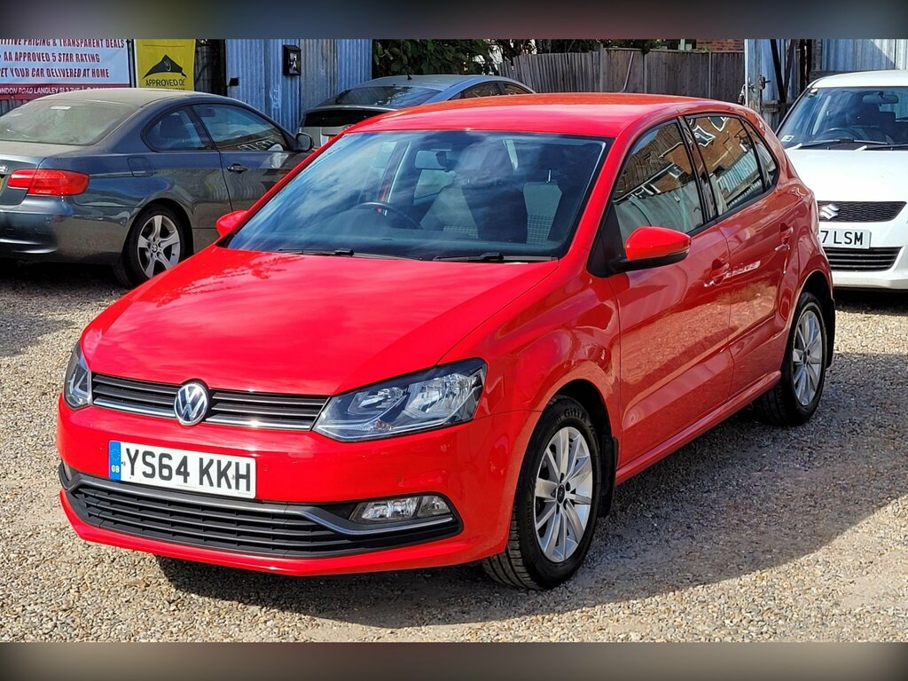 Volkswagen Polo 1.2 Tsi Bluemotion Tech Se Euro 6 Ss YS64KKH Red #4