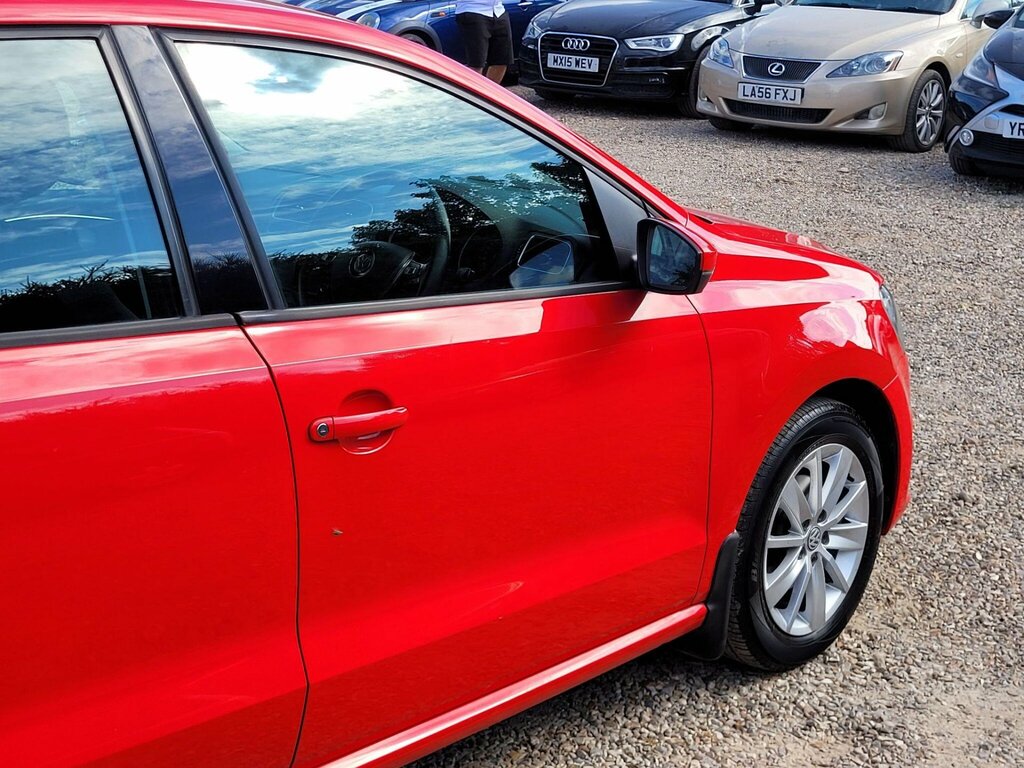 Volkswagen Polo 1.2 Tsi Bluemotion Tech Se Euro 6 Ss YS64KKH Red #6