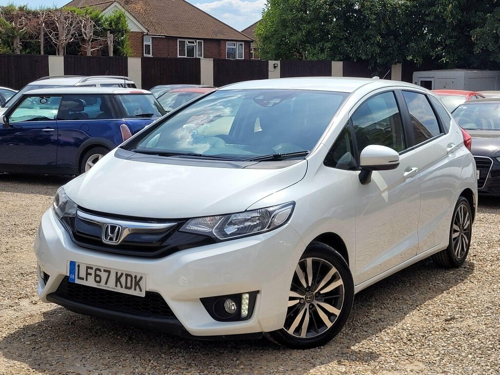Honda Jazz 1.3 I-vtec Ex Navi Cvt Euro 6 Ss LF67KDK White #2