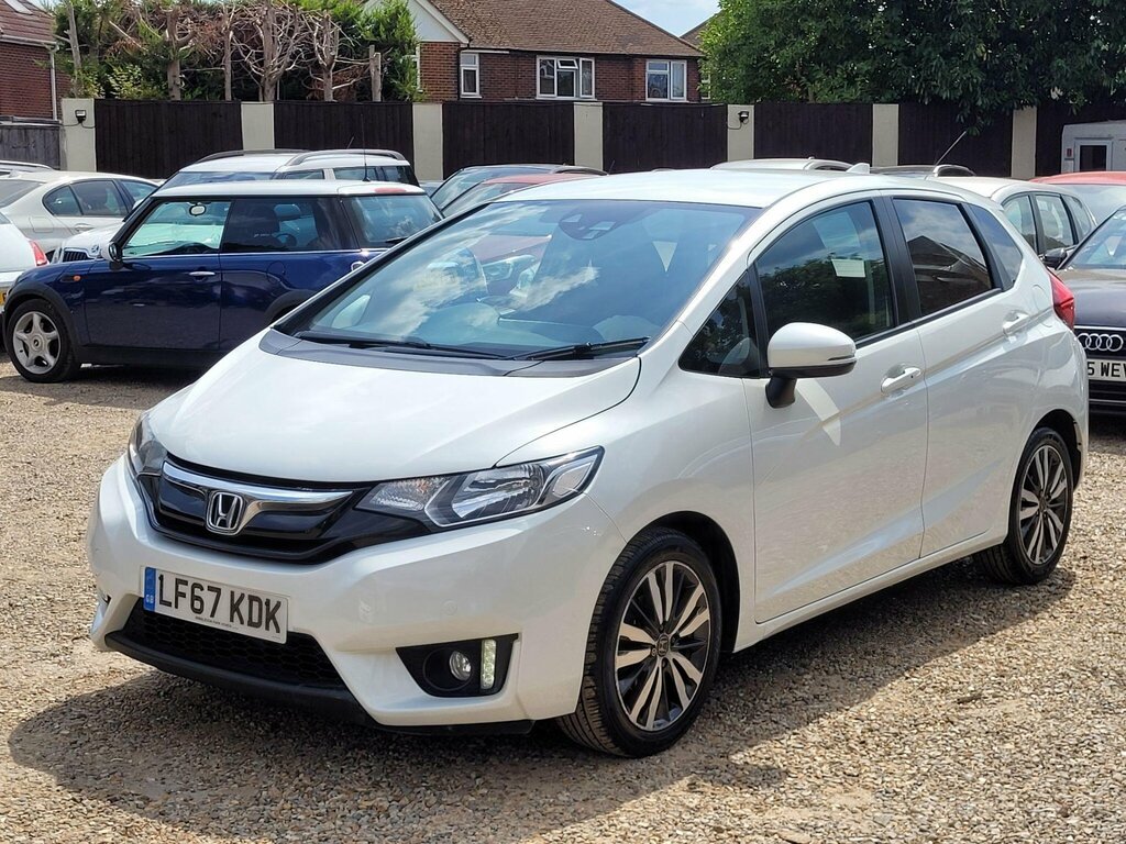 Honda Jazz 1.3 I-vtec Ex Navi Cvt Euro 6 Ss LF67KDK White #4