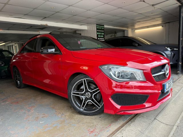 Mercedes-Benz CLA Class 2.1 Cla220 Cdi Amg Sport Coupe 7G-dct 4Matic Euro LG65DHC Red