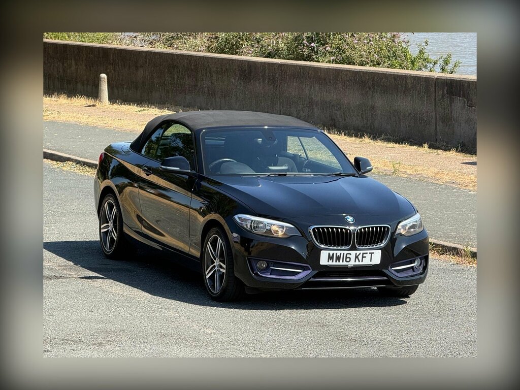 BMW 2 Series 2.0 218D Sport Euro 6 Ss Black #5