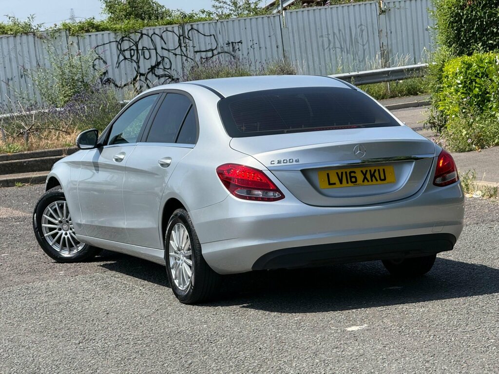 Mercedes-Benz C Class 1.6 C200d Se G-tronic Euro 6 Ss Silver #4