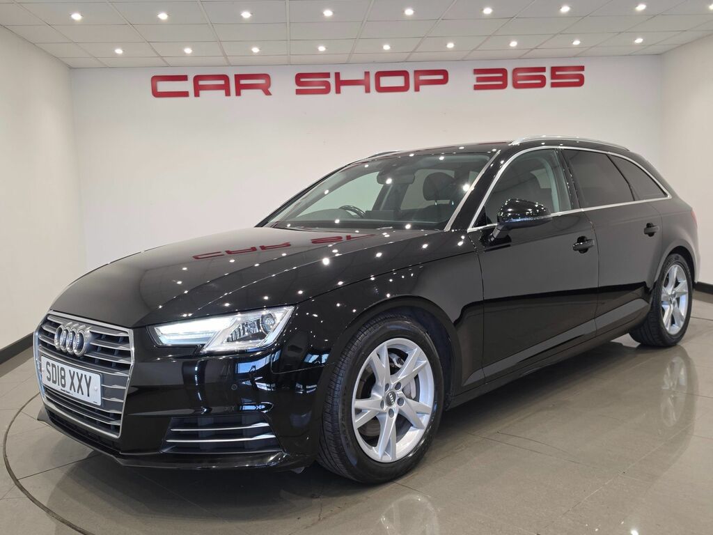 Audi A4 Avant Tdi Ultra Sport Estate SD18XXY Black #2