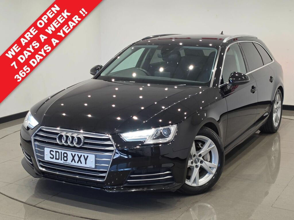 Audi A4 Avant Tdi Ultra Sport Estate SD18XXY Black