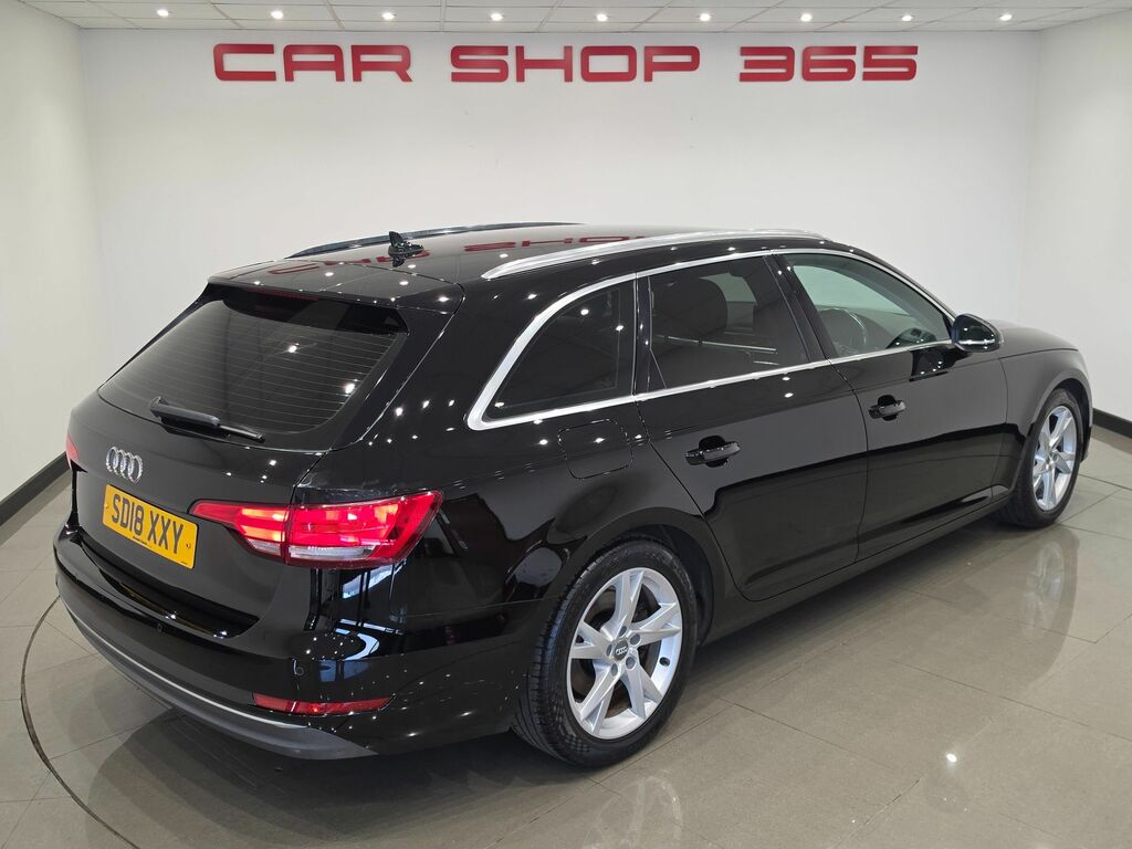 Audi A4 Avant Tdi Ultra Sport Estate SD18XXY Black #4
