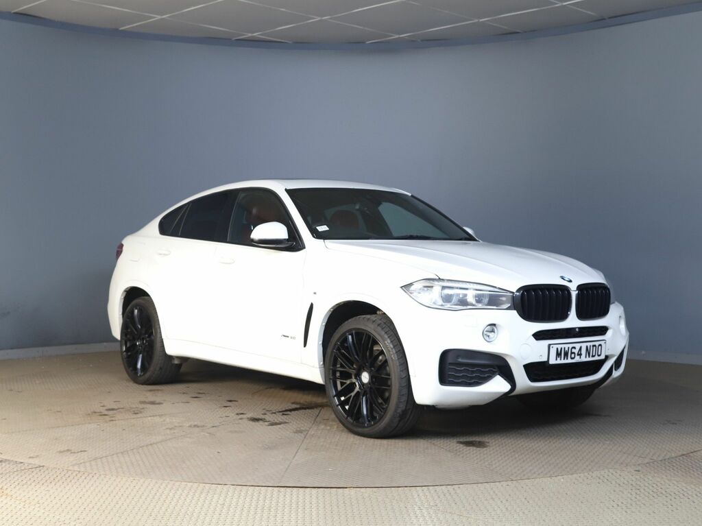 BMW X6 30D M Sport Suv White #6