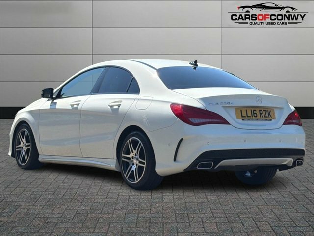 Mercedes-Benz CLA Class 2.1 Cla220d Amg Sport Coupe 7G-dct Euro LL16RZK White #5