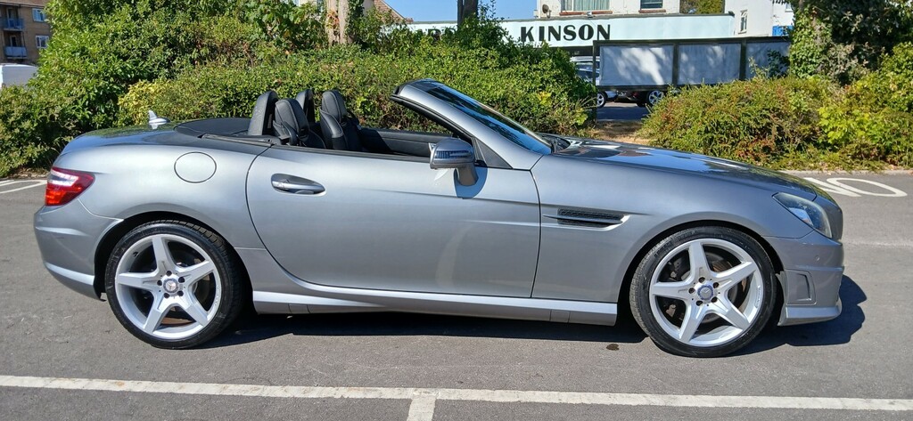 Mercedes-Benz SLK Slk 200 Amg Sport Blueefficiency White #8