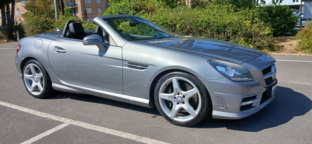 Mercedes-Benz SLK 3.5 Slk350 Blueefficiency Amg Sport Silver