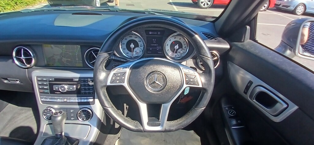 Mercedes-Benz SLK Slk 200 Amg Sport Blueefficiency White #9