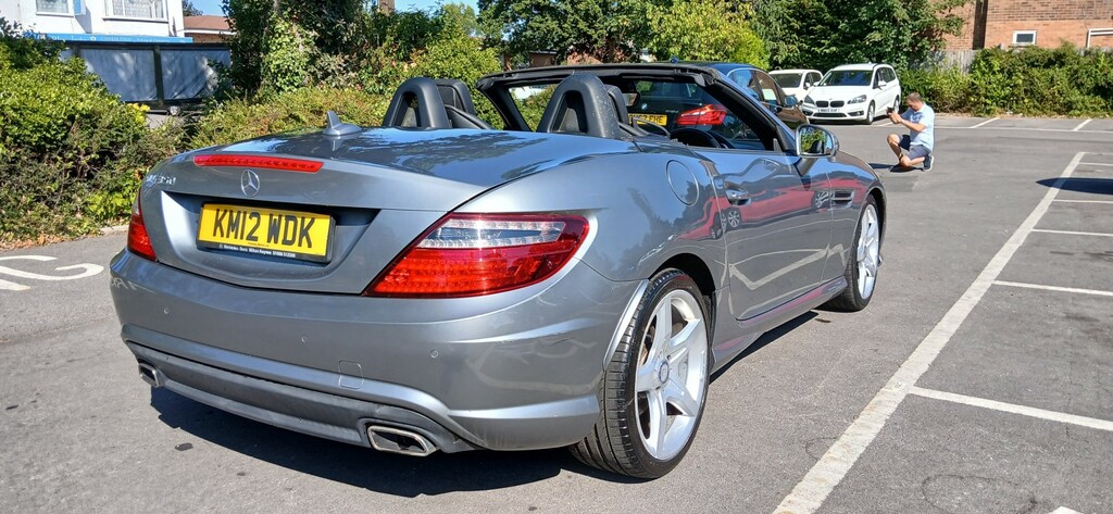 Mercedes-Benz SLK Slk 200 Amg Sport Blueefficiency White #7