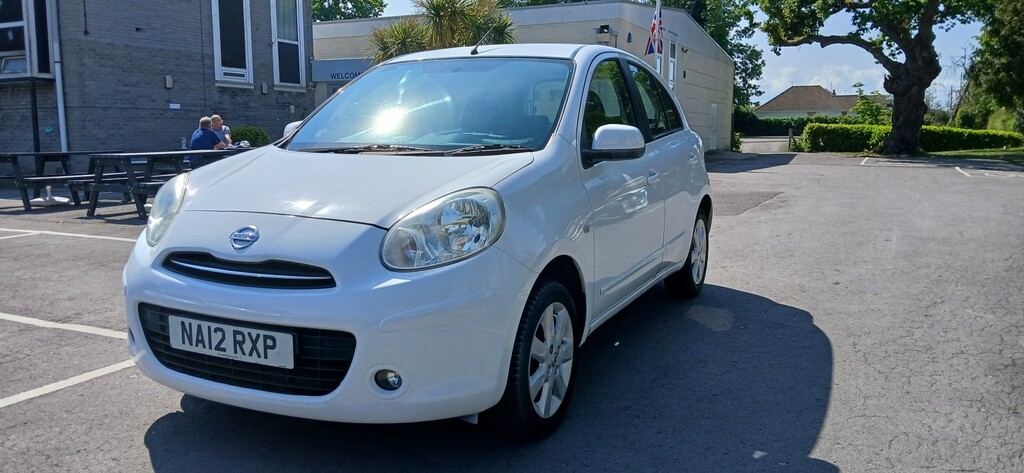 Nissan Micra 1.2 12V Acenta White #4