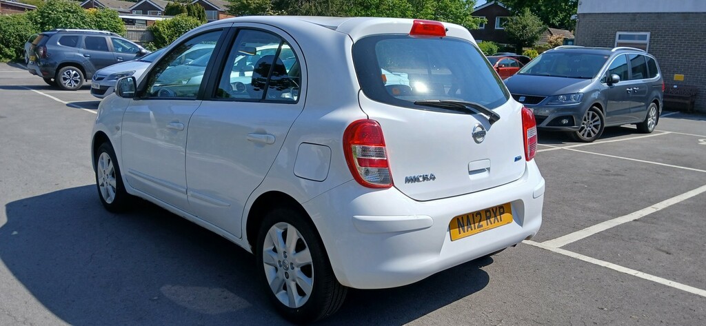 Nissan Micra 1.2 12V Acenta White #6