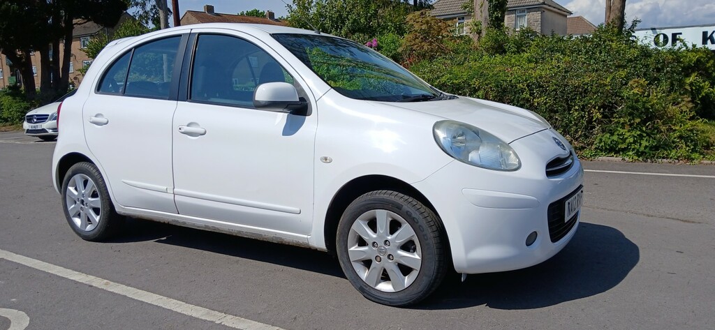 Nissan Micra 1.2 12V Acenta White #2