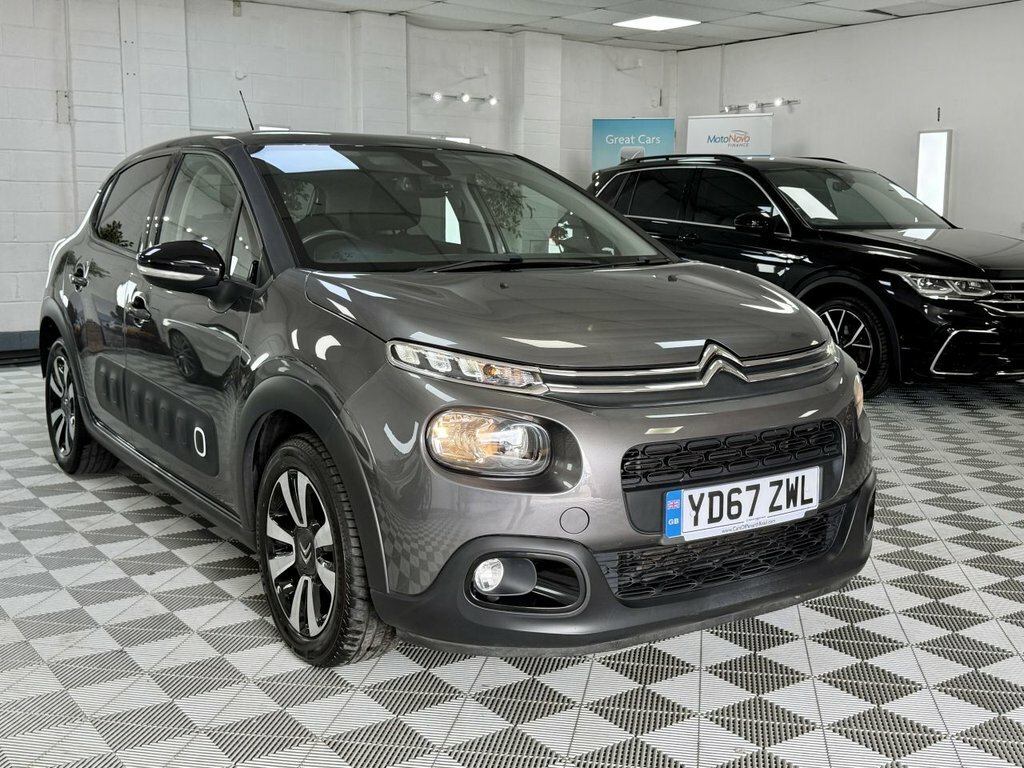 Citroen C3 2017 1.2 Puretech Flair Hatchback Eat6 Grey #3