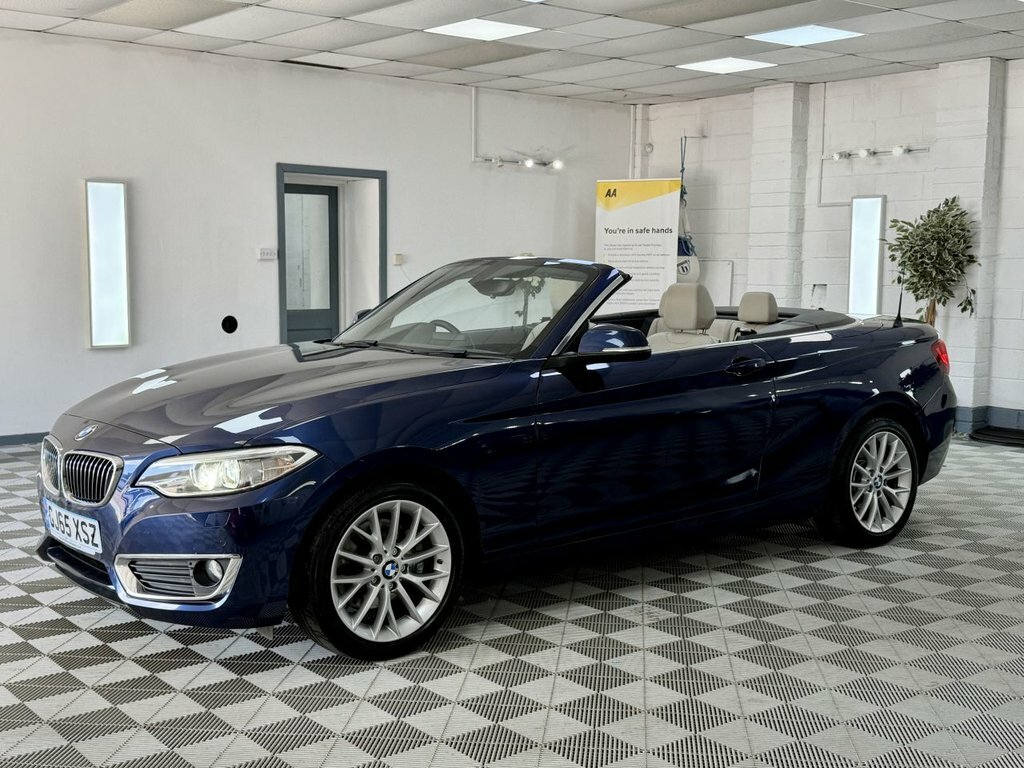BMW 2 Series 2015 2.0 220I Luxury Convertible Blue #6